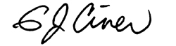 Gerard J. Criner signature