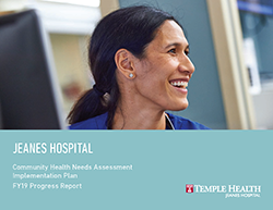 Jeanes Hospital Progress Report FY19 Cover