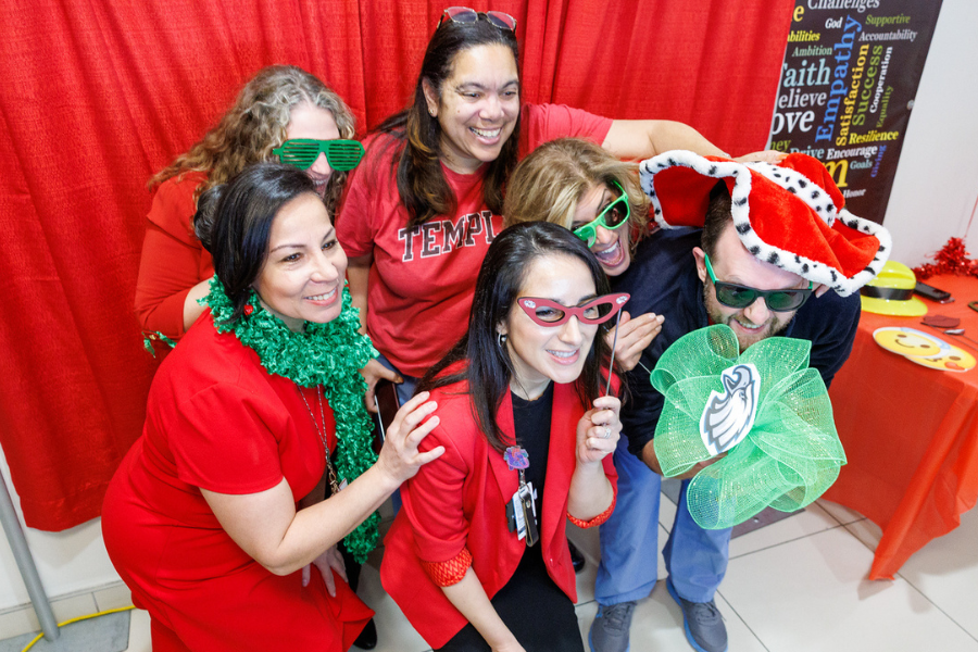 Our photobooth was a huge hit with community members and employees alike!