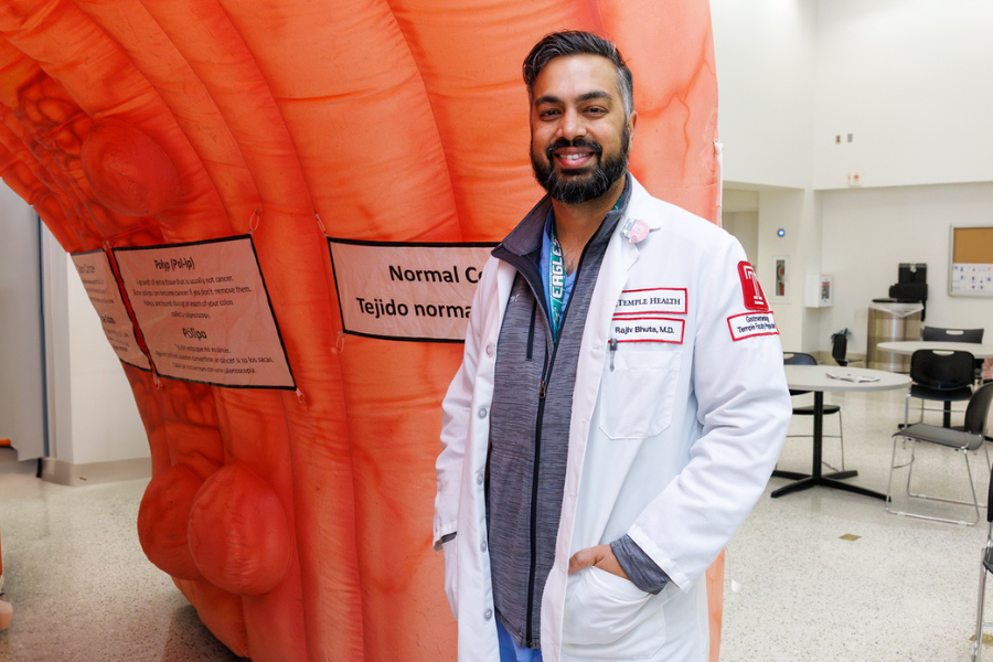 Rajiv Bhuta, MD, Assistant Professor of Clinical Medicine at the Lewis Katz School of Medicine, who was a key organizer of this year’s events.